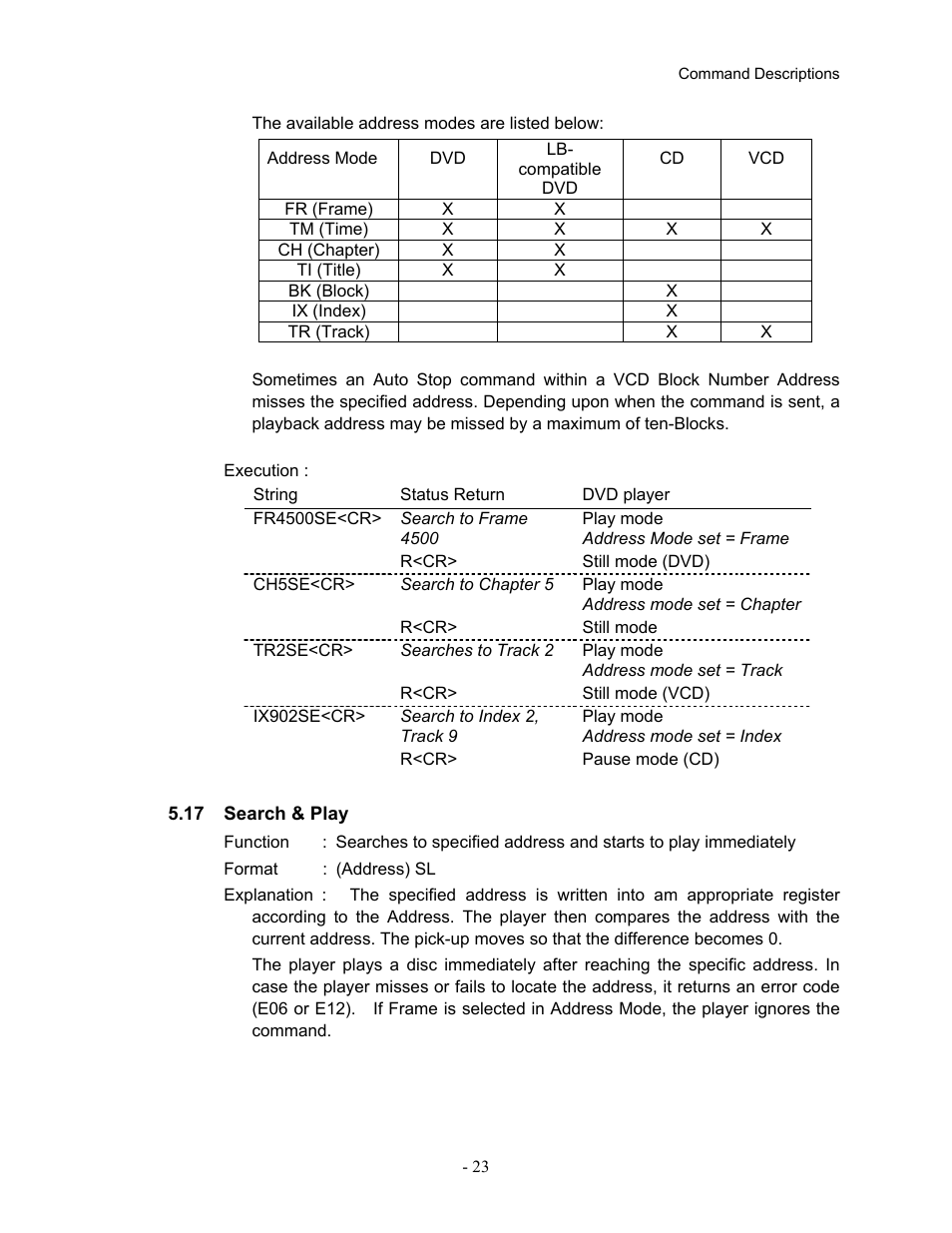 17search & play, 17 search & play | Pioneer Industrial DVD Player DVD-V7400 User Manual | Page 30 / 113