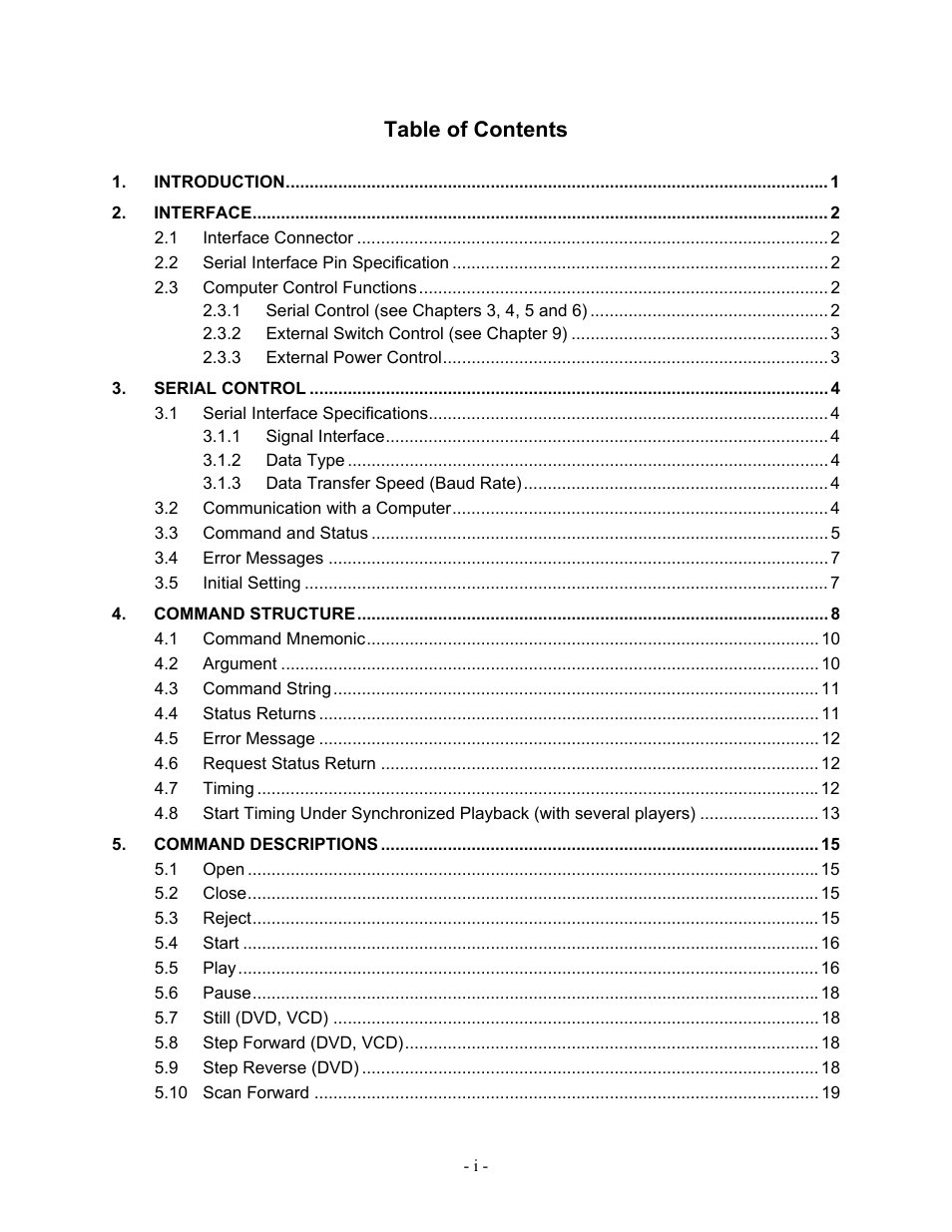 Pioneer Industrial DVD Player DVD-V7400 User Manual | Page 4 / 113