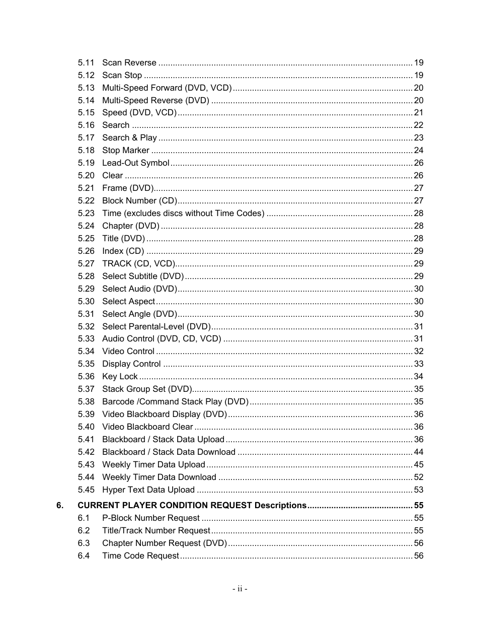 Pioneer Industrial DVD Player DVD-V7400 User Manual | Page 5 / 113