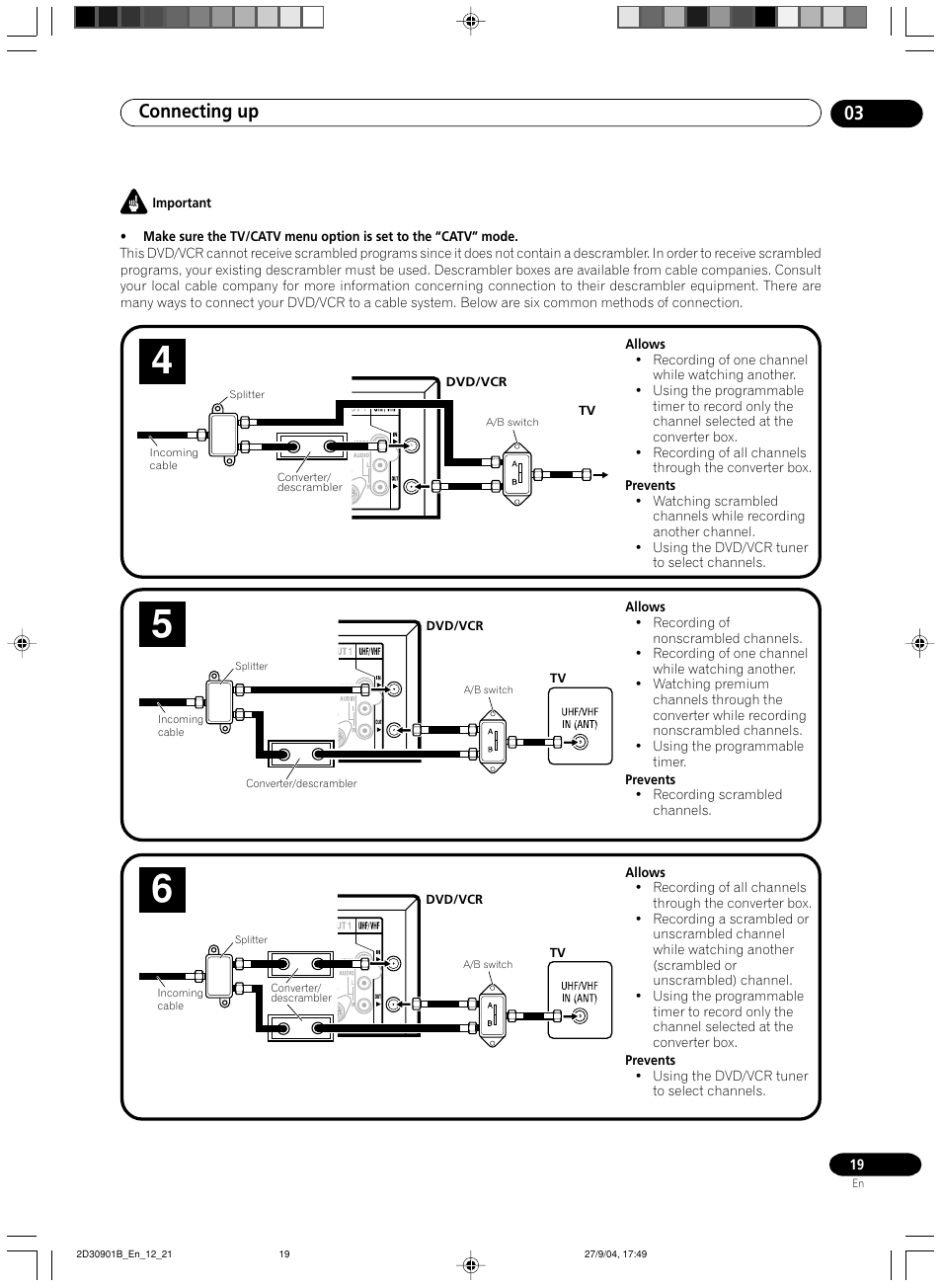 Connecting up 03 | Pioneer dvr-rt500 User Manual | Page 19 / 91