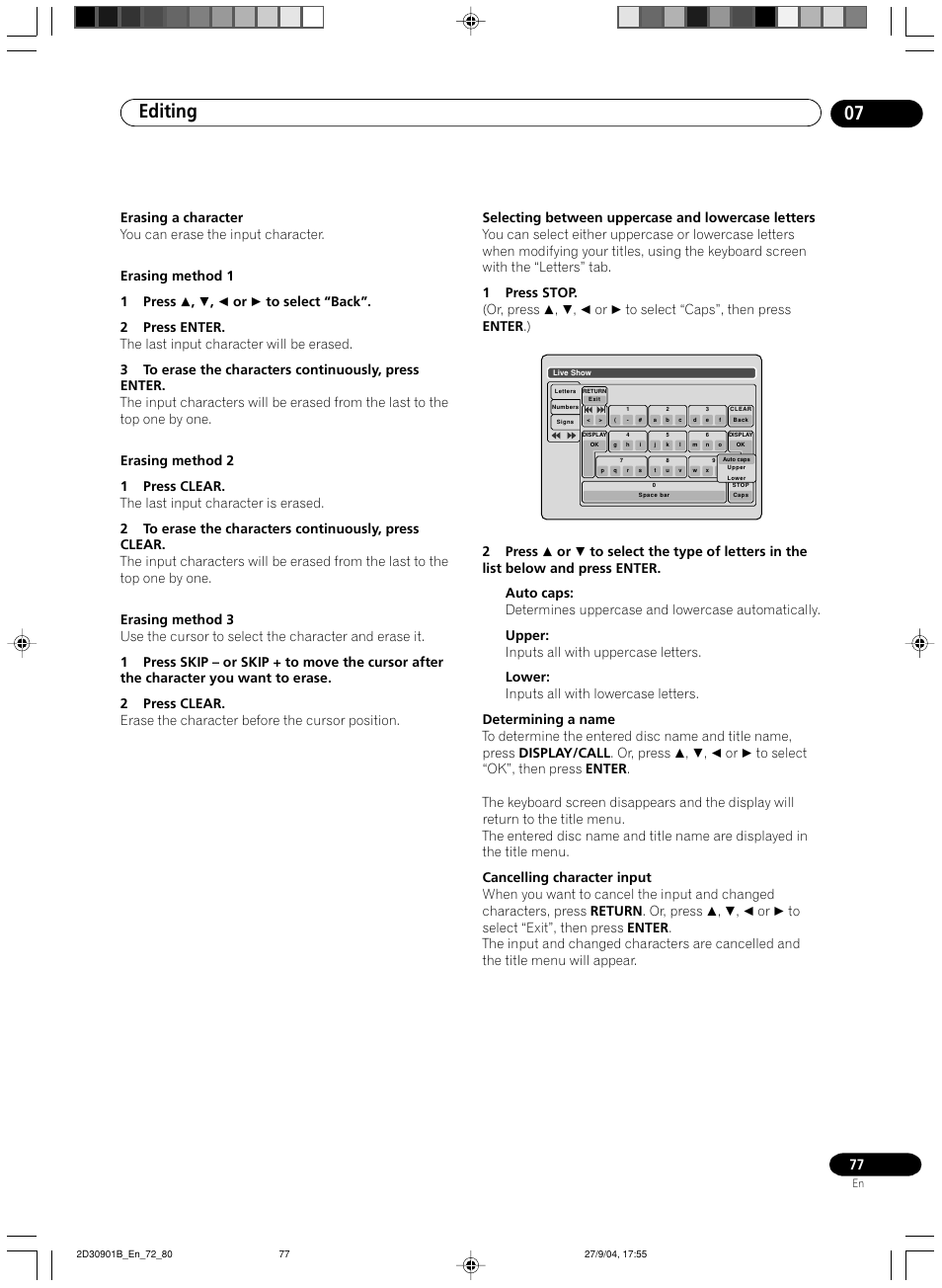 Editing 07 | Pioneer dvr-rt500 User Manual | Page 77 / 91