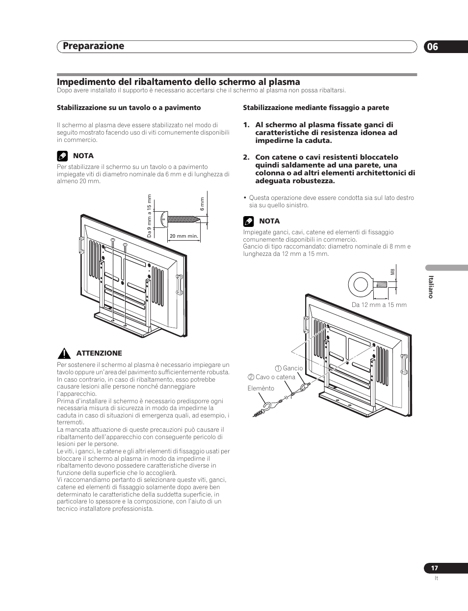 Preparazione 06 | Pioneer PDP-5000EX User Manual | Page 131 / 230