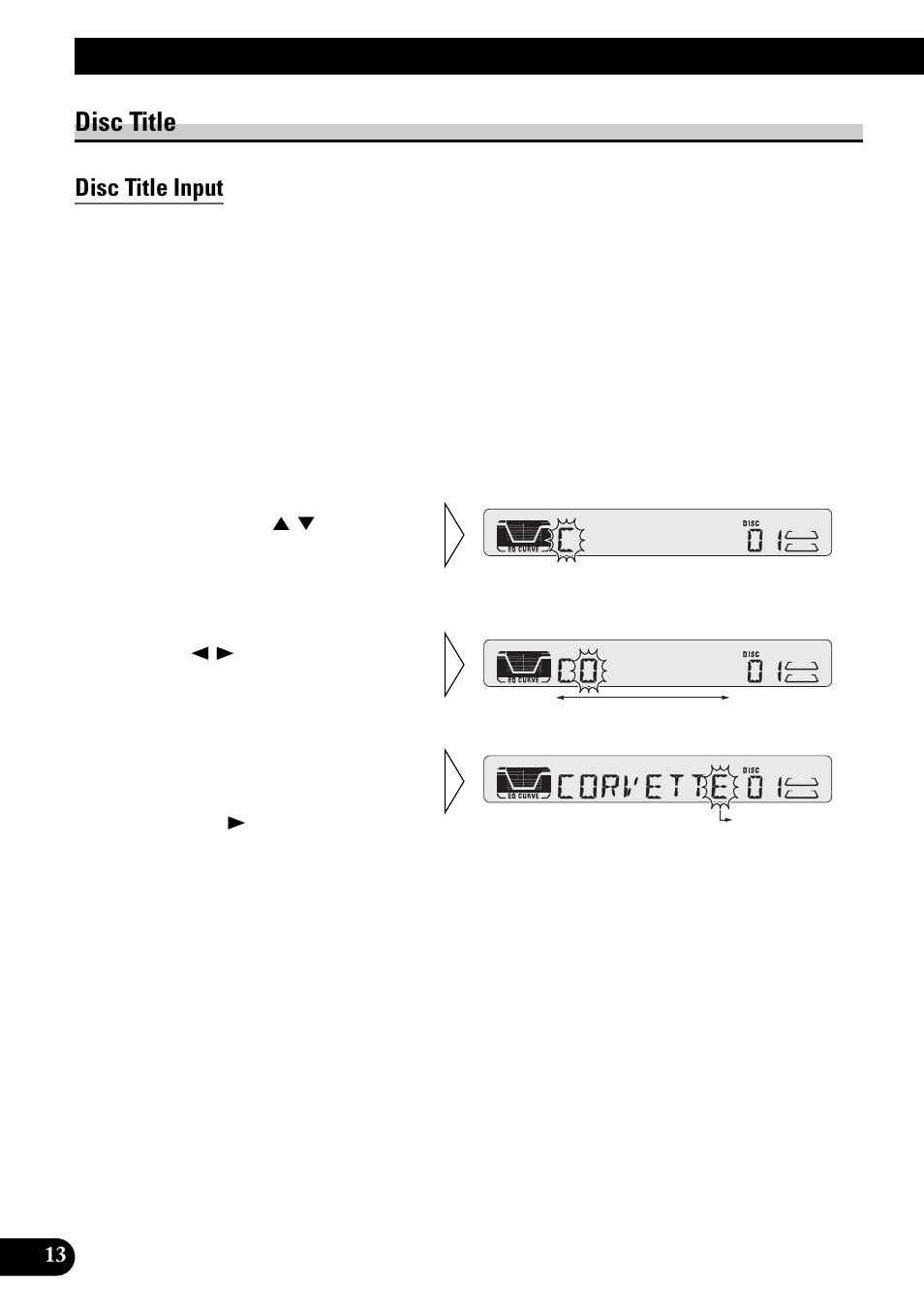 Disc title, Disc title input, Using multi-cd players | Pioneer KEH-P4950 User Manual | Page 14 / 80