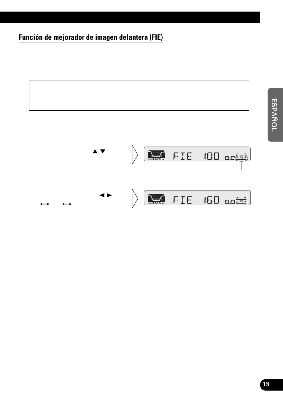 Función de mejorador de imagen delantera (fie) | Pioneer KEH-P4950 User Manual | Page 45 / 80