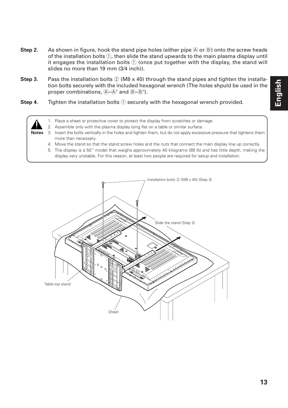 English | Pioneer PDK-TS01-L User Manual | Page 13 / 76