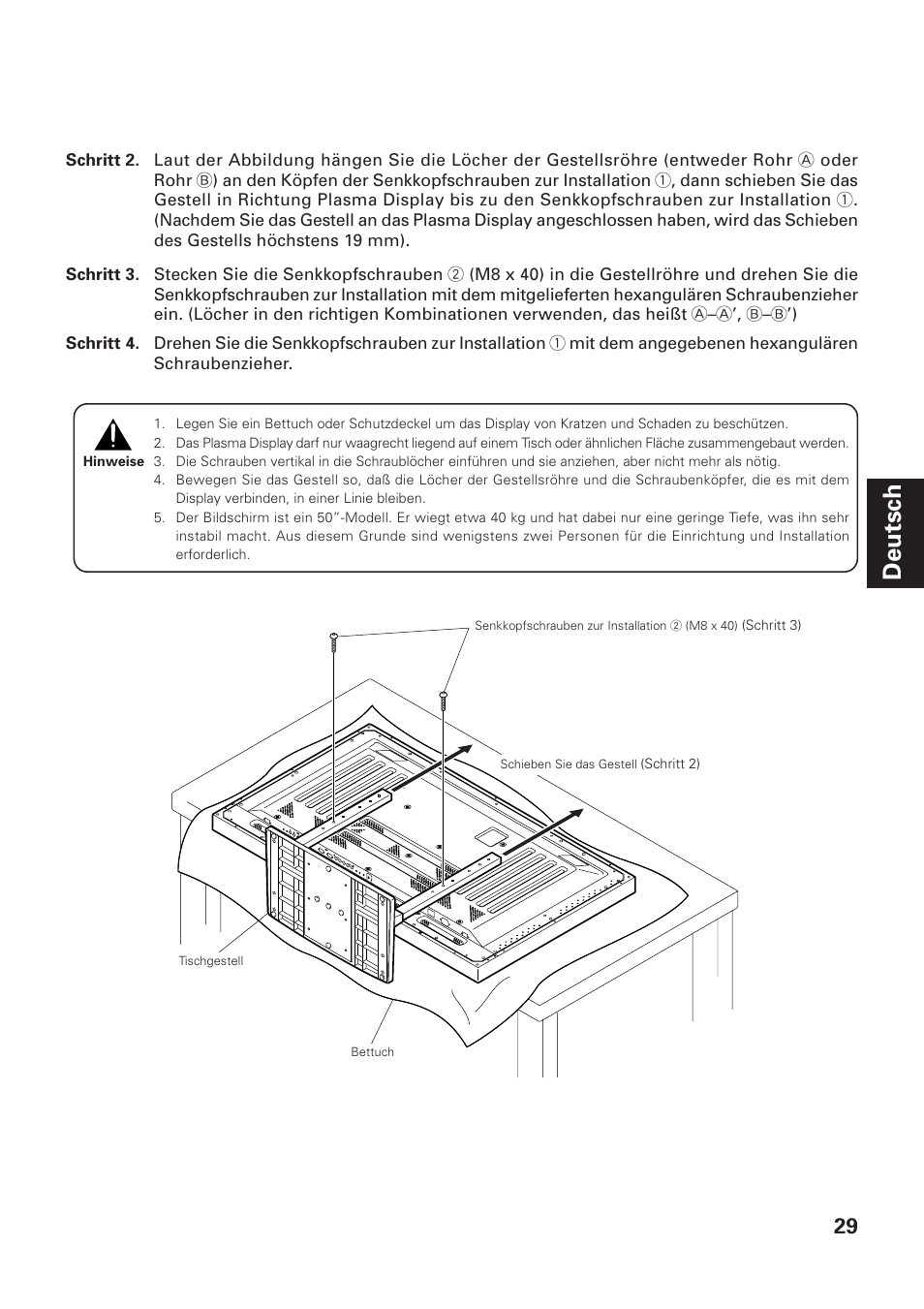Deutsch | Pioneer PDK-TS01-L User Manual | Page 29 / 76