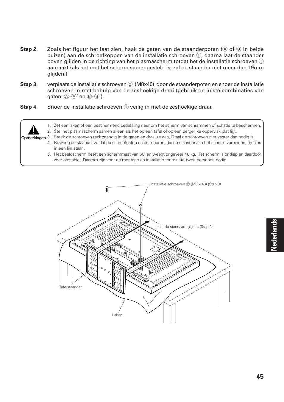 Nederlands | Pioneer PDK-TS01-L User Manual | Page 45 / 76