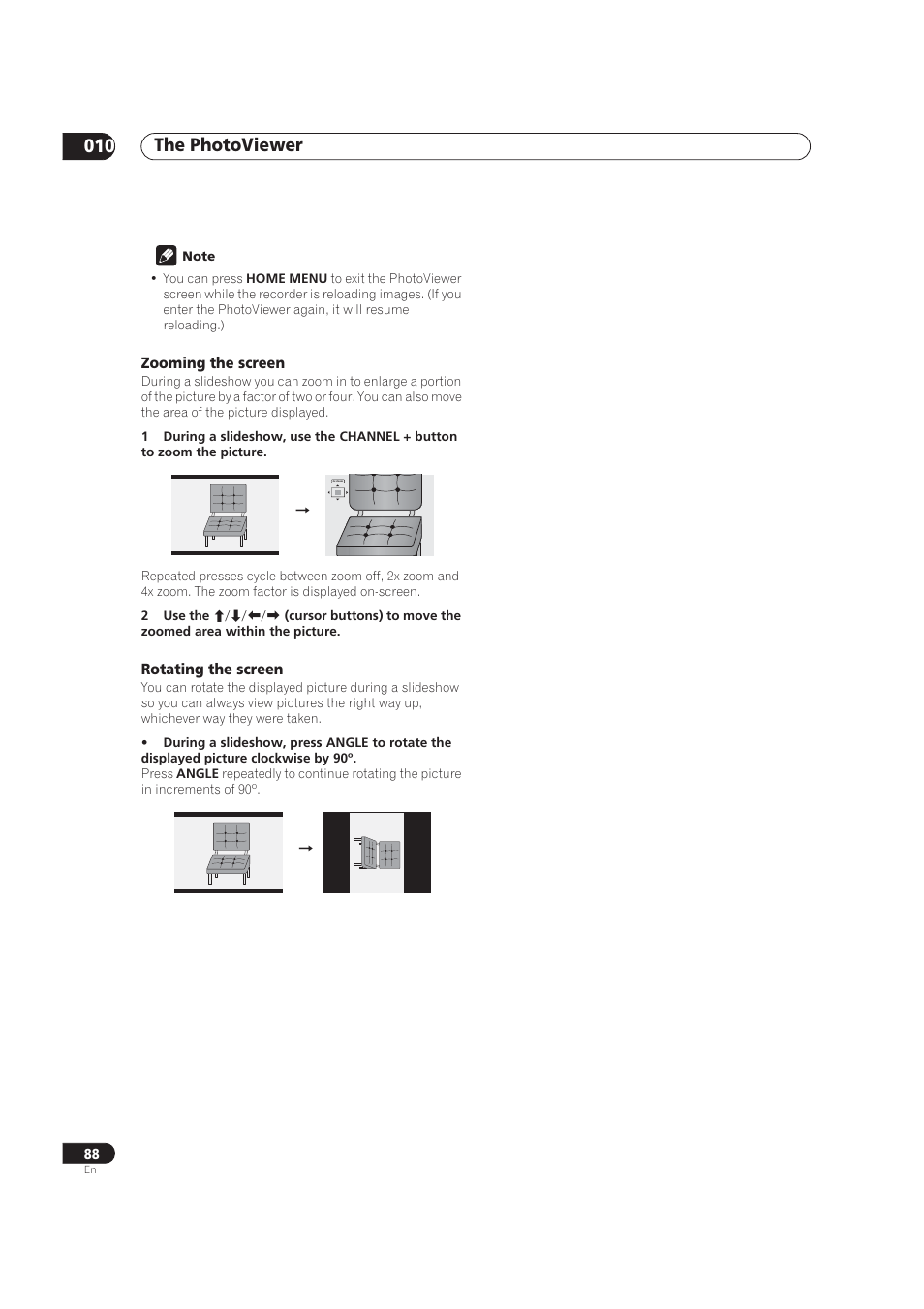 The photoviewer 010 | Pioneer DVR-520H User Manual | Page 88 / 126