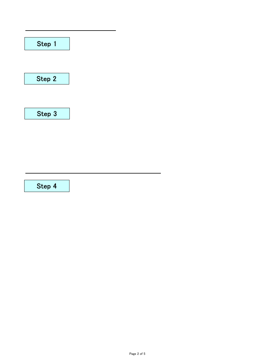 Step 1 step 2 step 3 step 4 | Pioneer AVIC-Z2 User Manual | Page 2 / 5