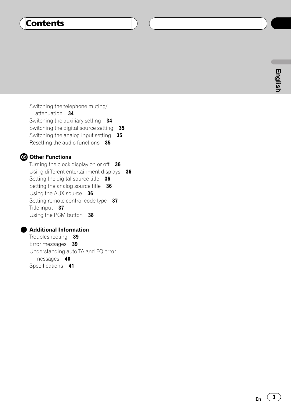Pioneer AXM-P7650 User Manual | Page 3 / 42