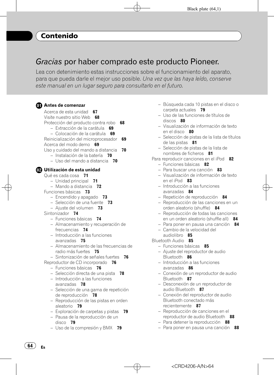 Pioneer Super Tuner III D DEH-P8950BT User Manual | Page 64 / 204