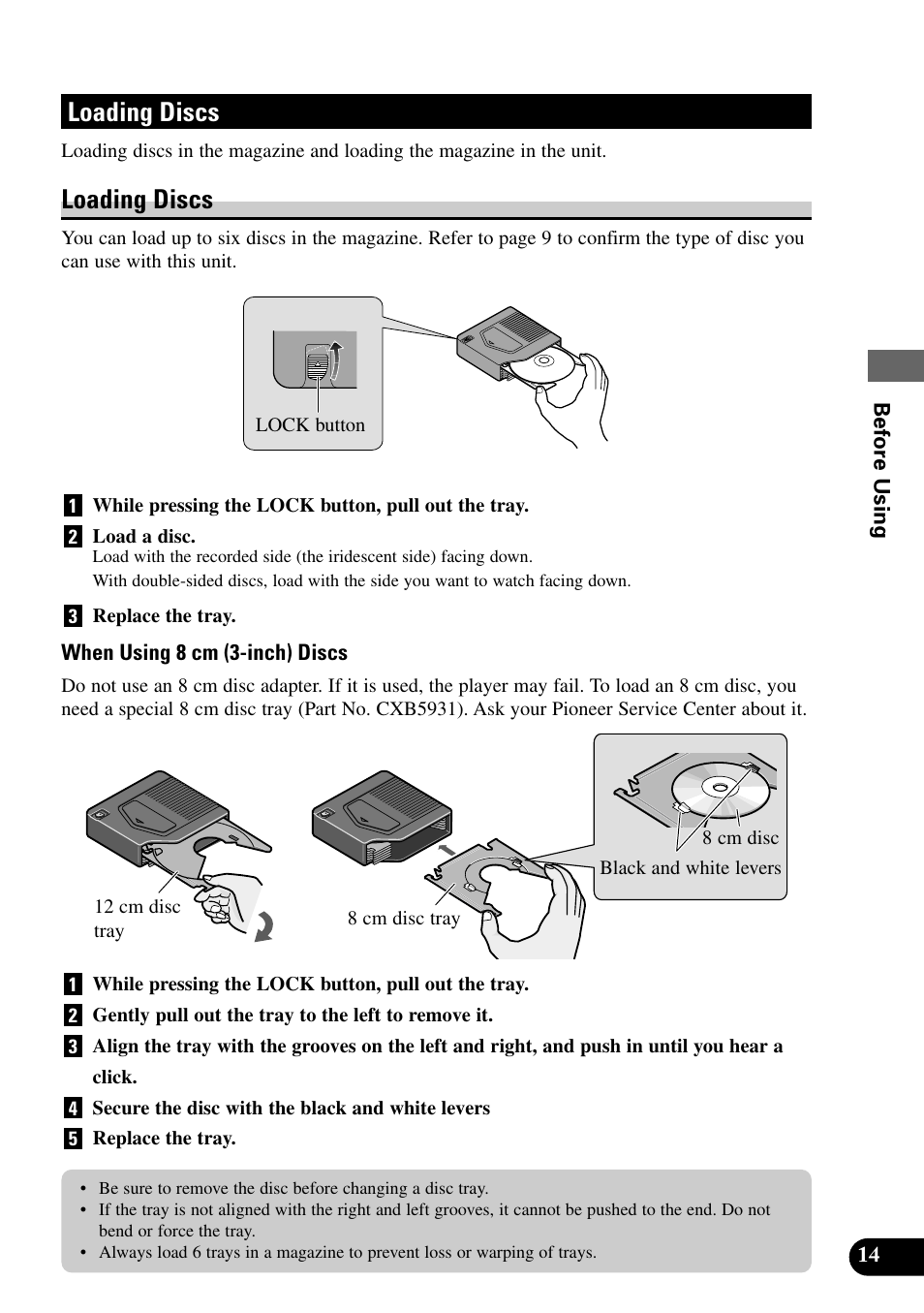 Loading discs | Pioneer XDV-P9 User Manual | Page 17 / 84