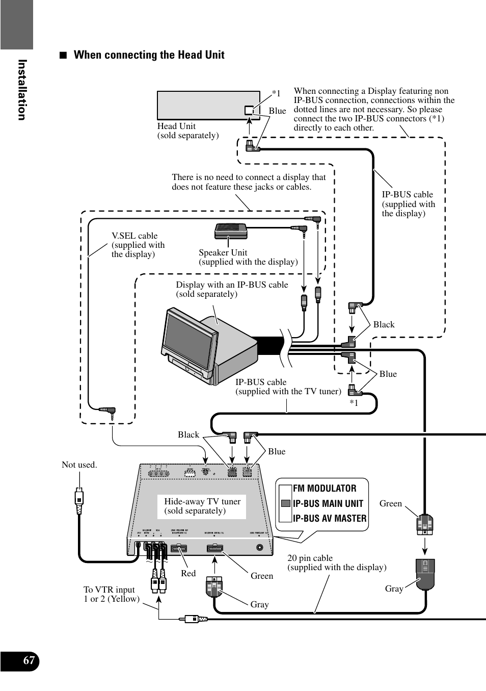 67 installation 7 when connecting the head unit | Pioneer XDV-P9 User Manual | Page 70 / 84