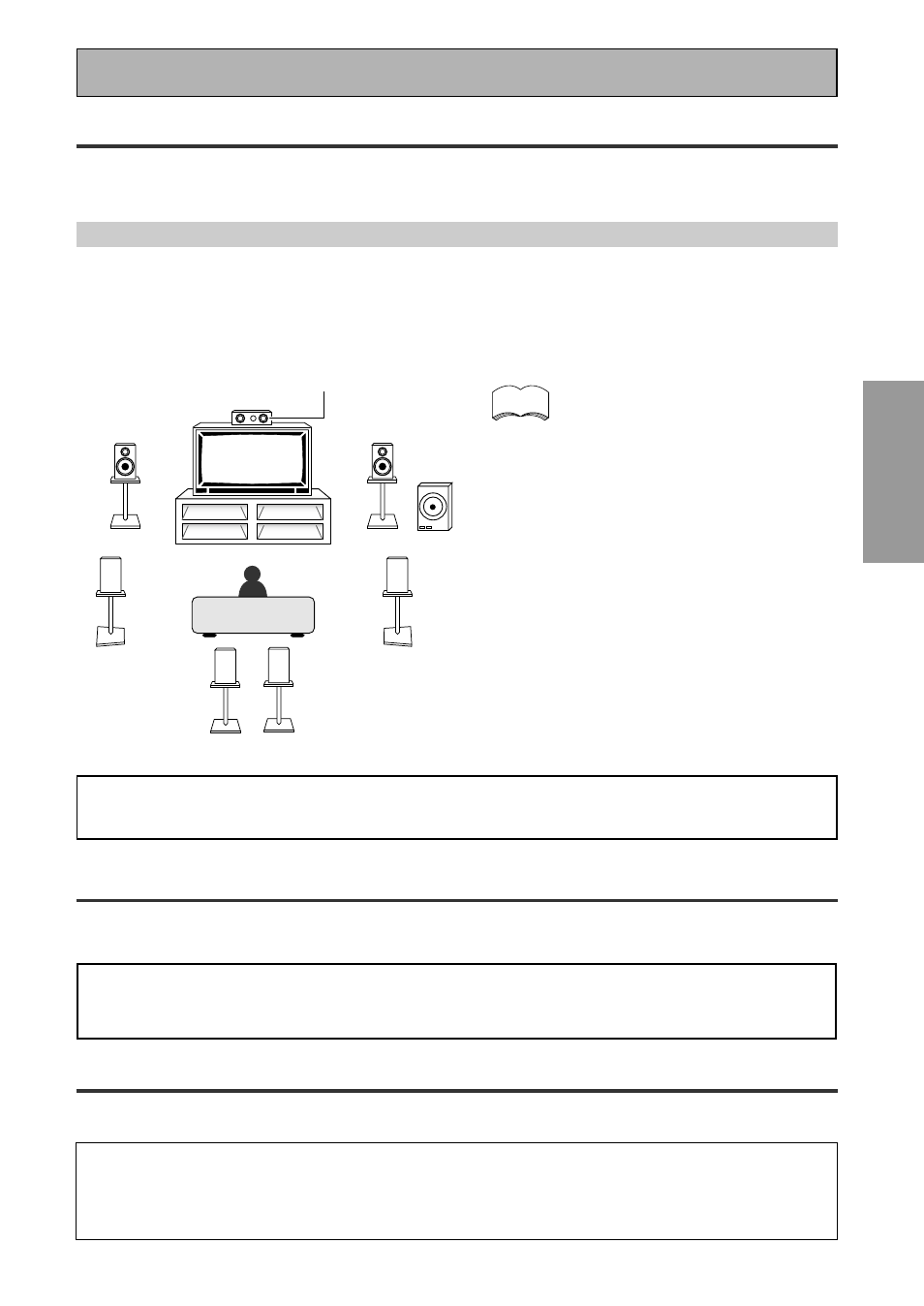 Placing your speakers, Speaker placement, Ac power cord | Ac outlet [switched 100w max, Ac outlet [switched 100 w max, Prep ara tion prep ara tion | Pioneer VSX-45TX User Manual | Page 27 / 120