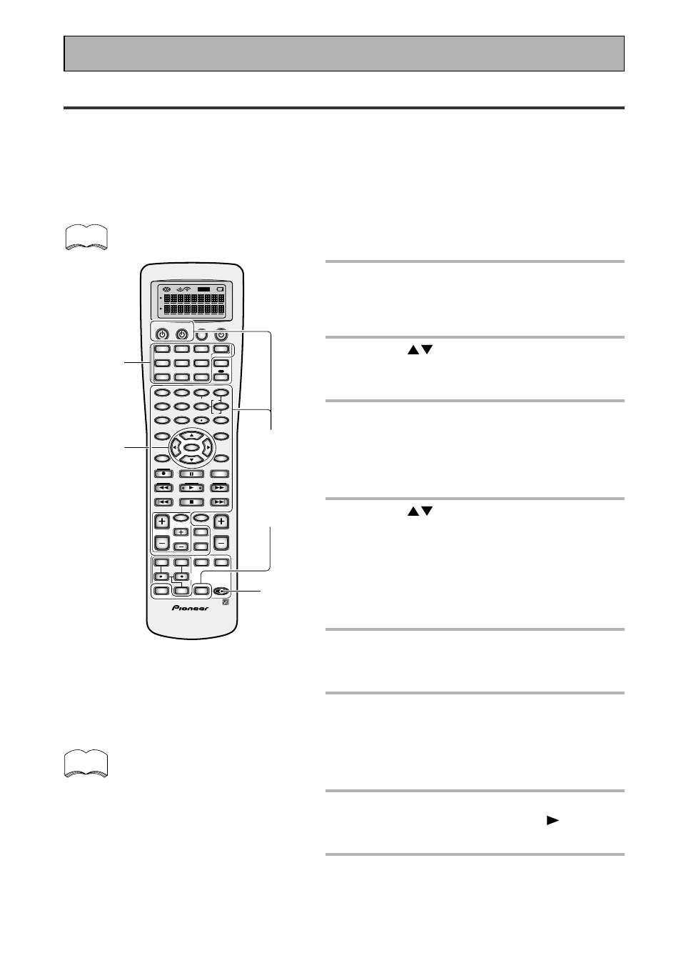 Multi operations, 5 to setup a command select change and press enter, Using other functions | Select function blinks on the remote display, For example, dvd/ld, Function flashes in the display, Key will flash in the display, Complete appears in the display | Pioneer VSX-45TX User Manual | Page 80 / 120