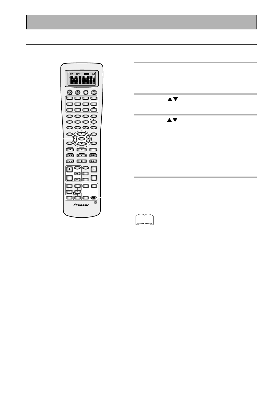 Adjusting the light on the remote control, 1 press the remote setup button for three seconds, 4 select exit and press enter | Using other functions | Pioneer VSX-45TX User Manual | Page 86 / 120