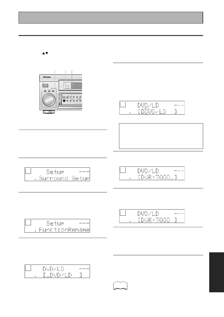 Function rename, Exper t, Fine tuning your system | This display appears on the receiver, Return button, You can input up to ten characters | Pioneer VSX-45TX User Manual | Page 93 / 120