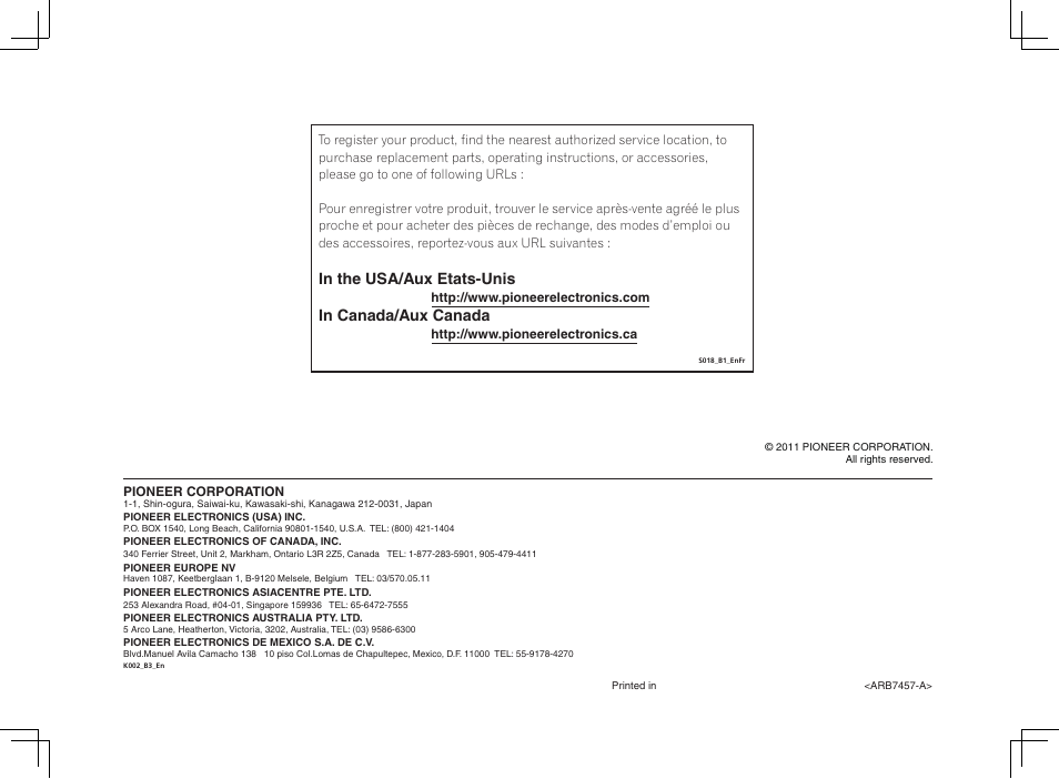 Pioneer VSX-1121-K User Manual | Page 100 / 100