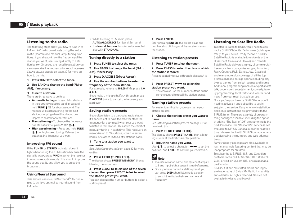 Pioneer VSX-1121-K User Manual | Page 32 / 100