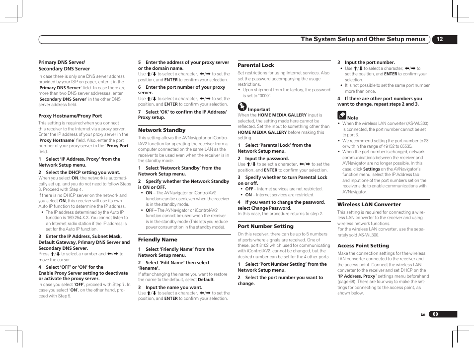 Pioneer VSX-1121-K User Manual | Page 69 / 100