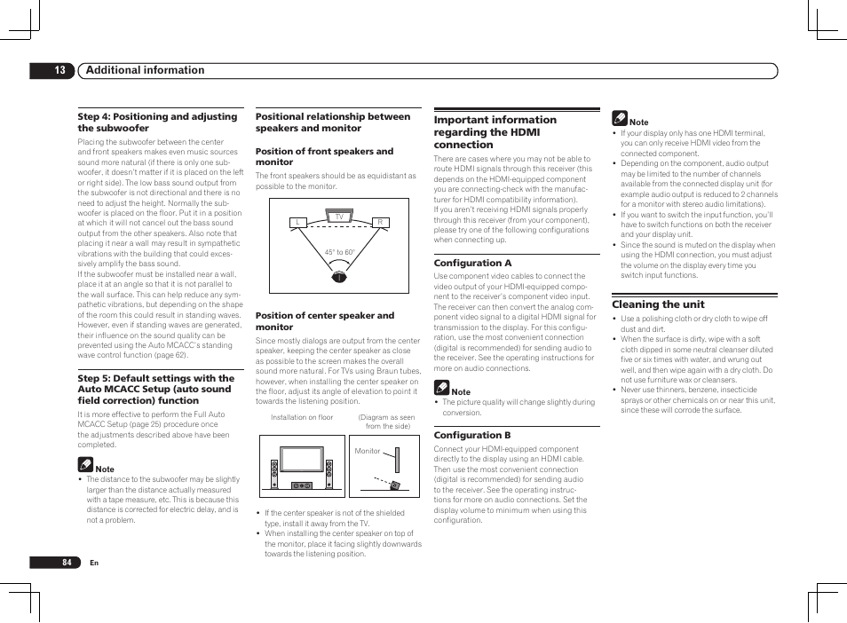 Pioneer VSX-1121-K User Manual | Page 84 / 100