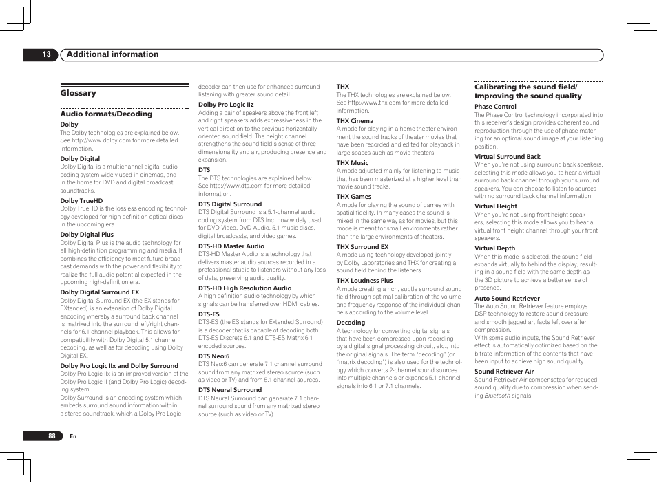 Pioneer VSX-1121-K User Manual | Page 88 / 100
