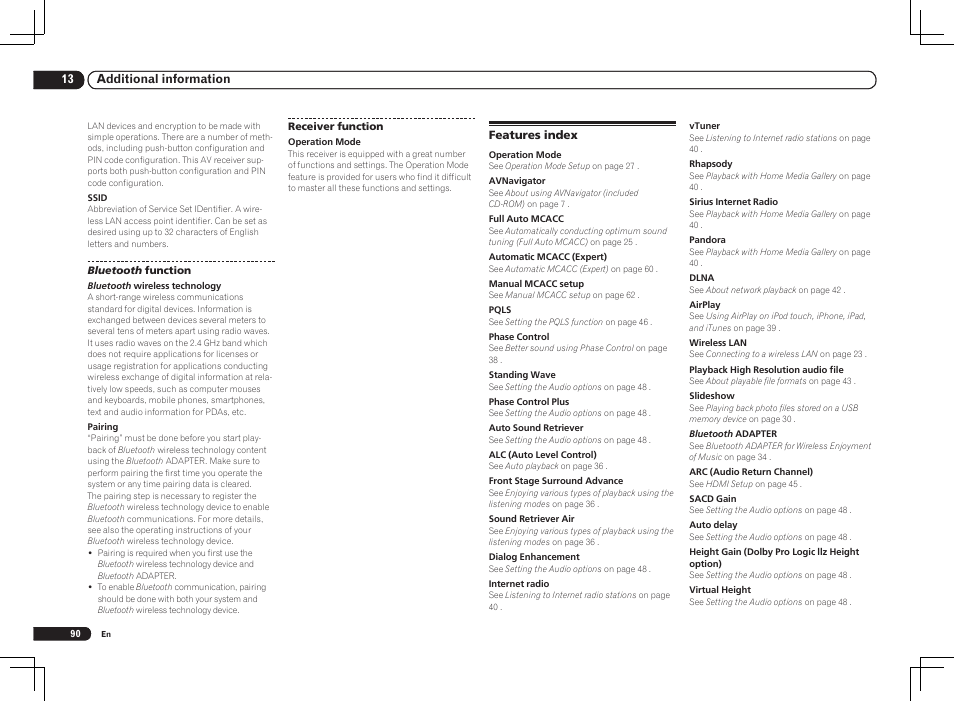 Pioneer VSX-1121-K User Manual | Page 90 / 100