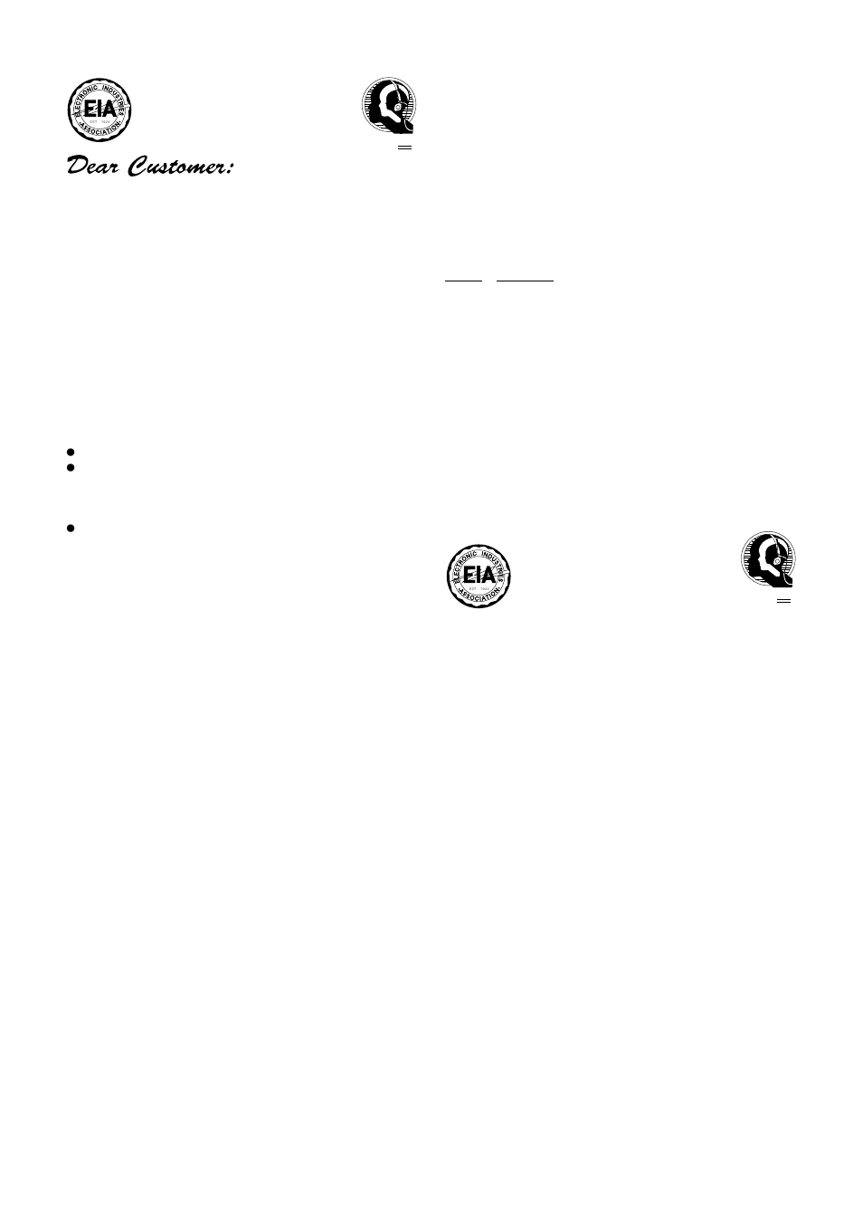 We want you listening for a lifetime | Pioneer PDR-W37 User Manual | Page 50 / 52