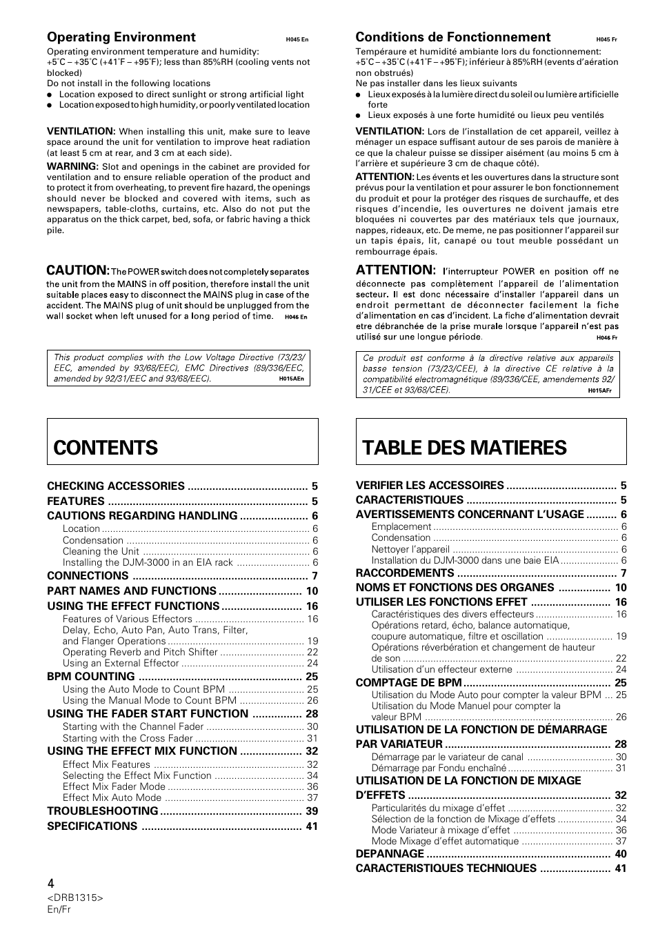 Pioneer DJM-3000 User Manual | Page 4 / 120