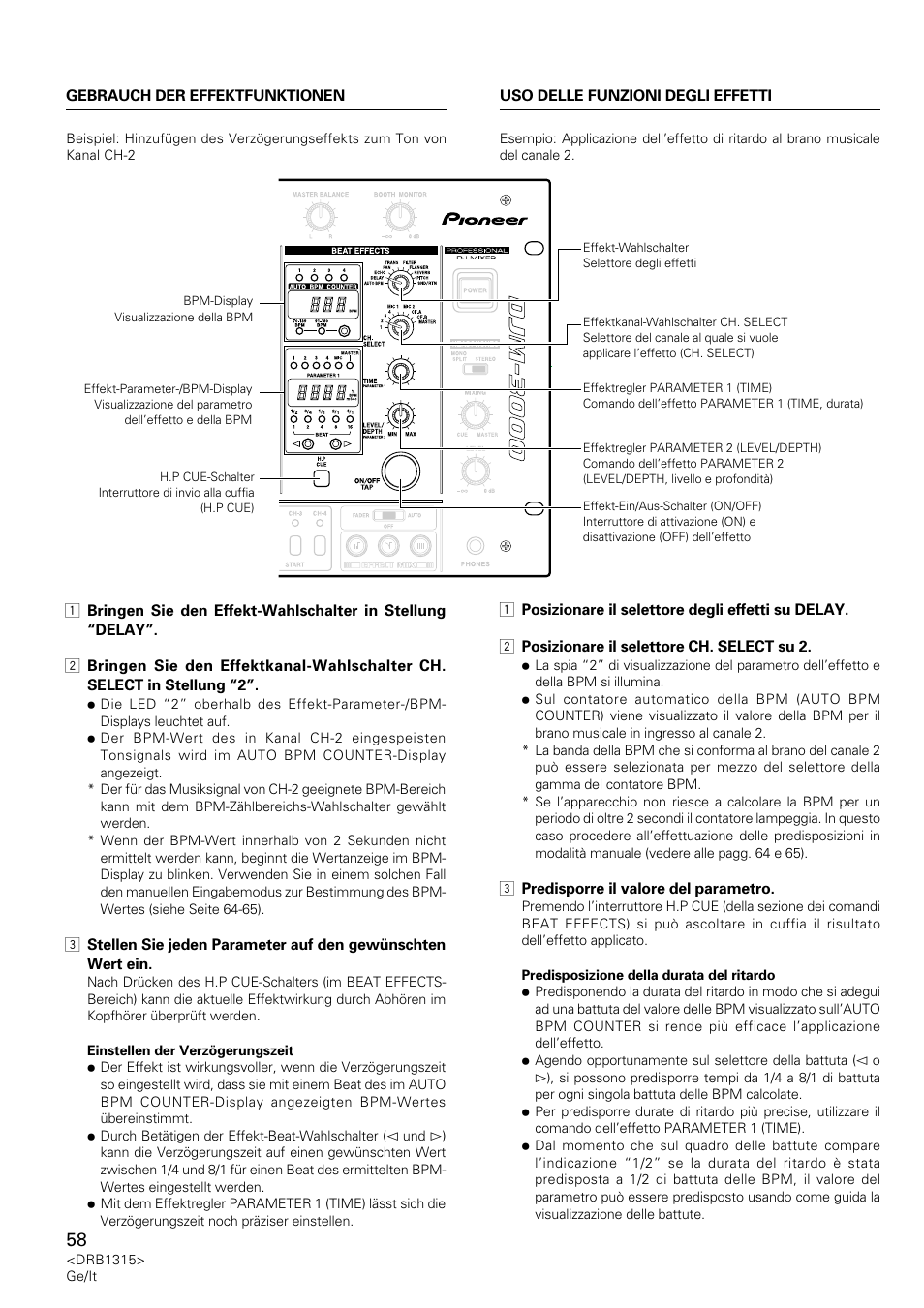 Pioneer DJM-3000 User Manual | Page 58 / 120