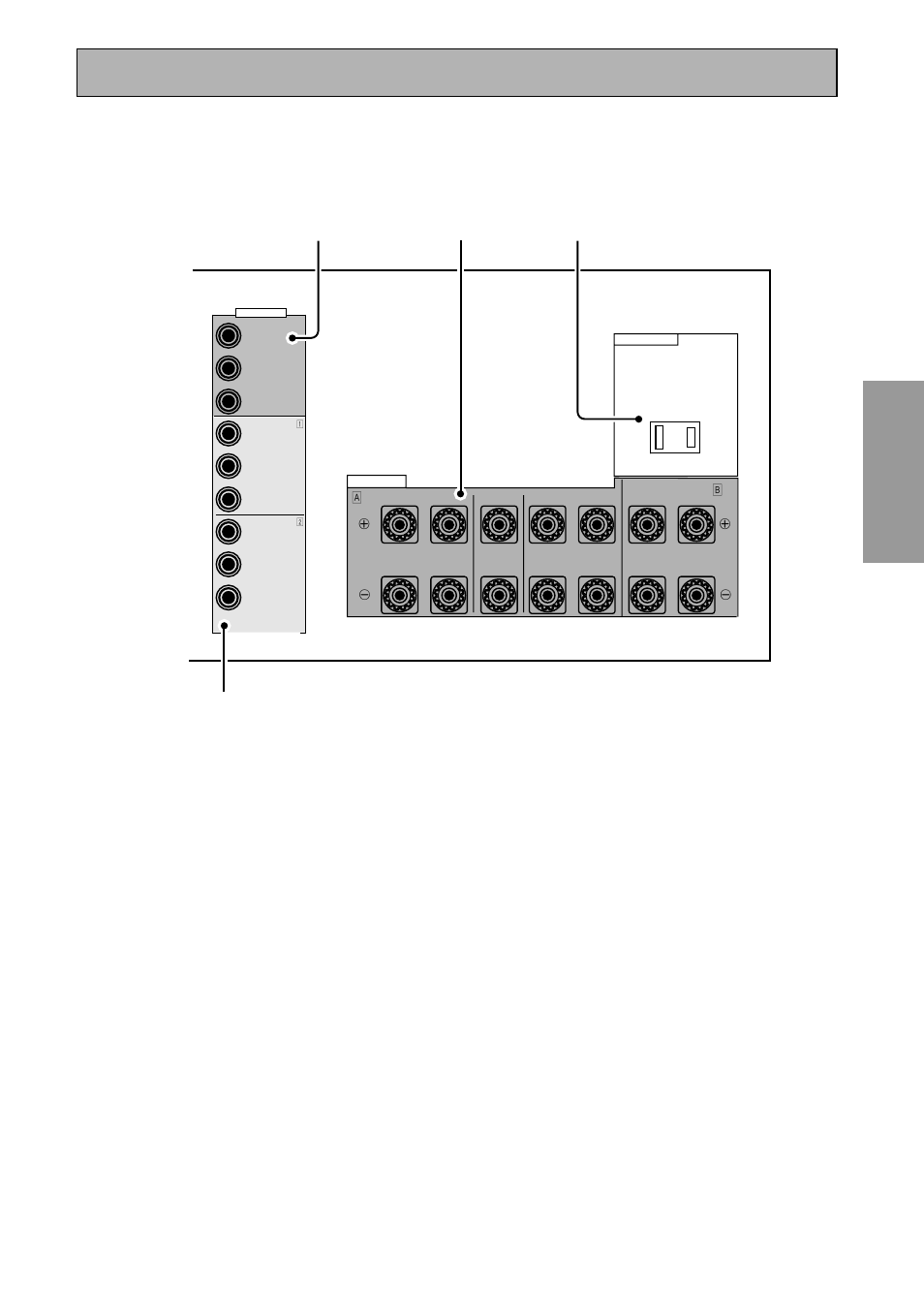 Prep ara tion prep ara tion, Displays & controls, 8 speakers terminals (see page 24) | 9 ac outlet (switced 100 w max), 11 video components input/output terminals, 12 multi ch in terminals (see page 20) | Pioneer VSX-43TX User Manual | Page 33 / 104