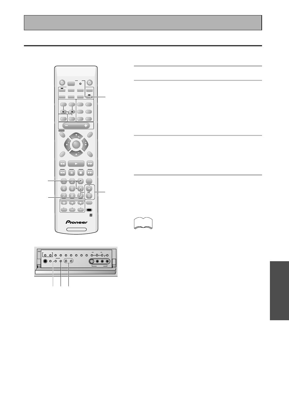 Adjusting bass and treble (tone control), Basic, Basic operation | Pioneer VSX-43TX User Manual | Page 49 / 104