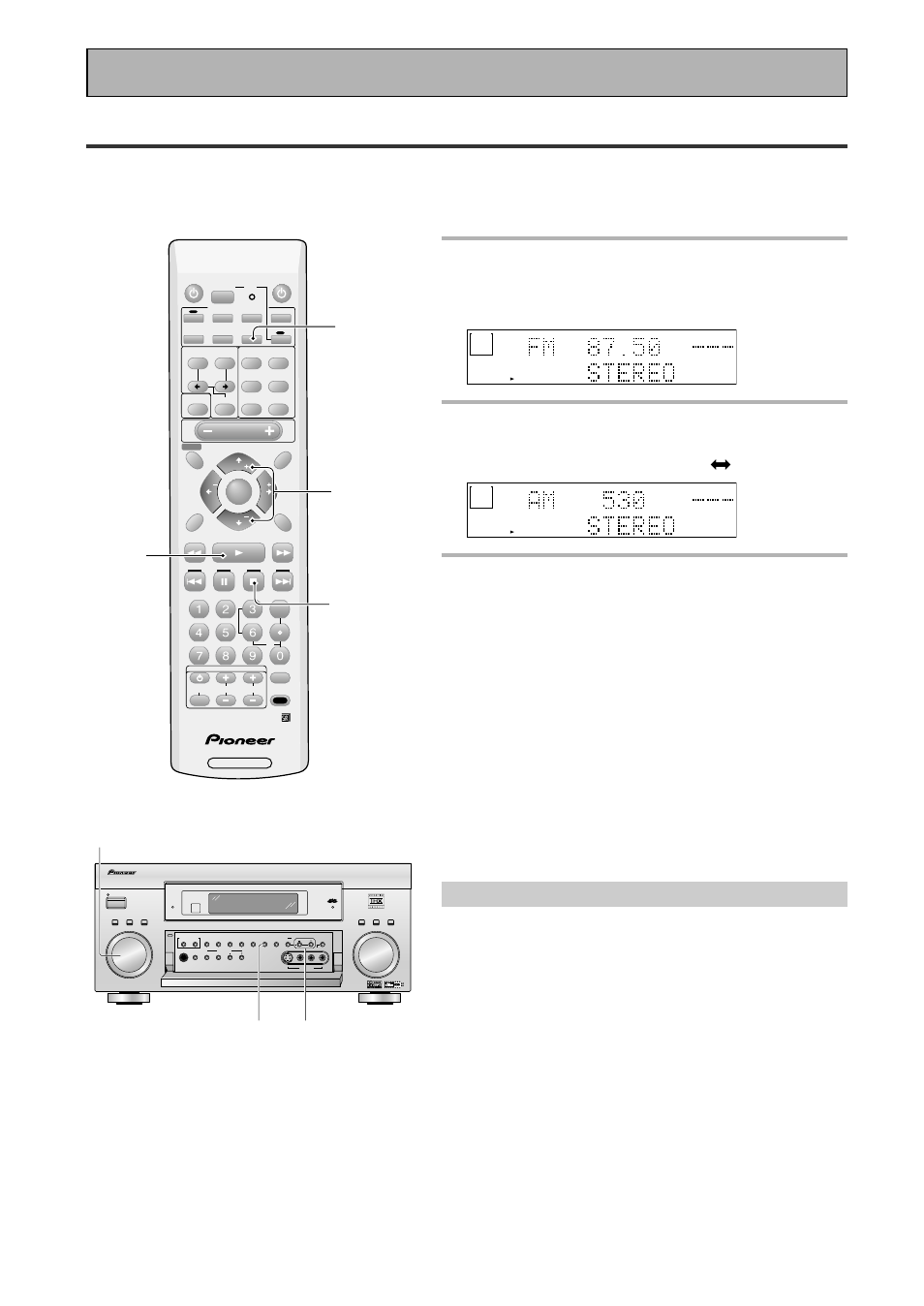 Using the tuner, Automatic and manual tuning, Mpx mode | 1 press the tuner button, 3 tune in the station, Mpx button, Each press switches the band: fm j am, Standby | Pioneer VSX-43TX User Manual | Page 54 / 104