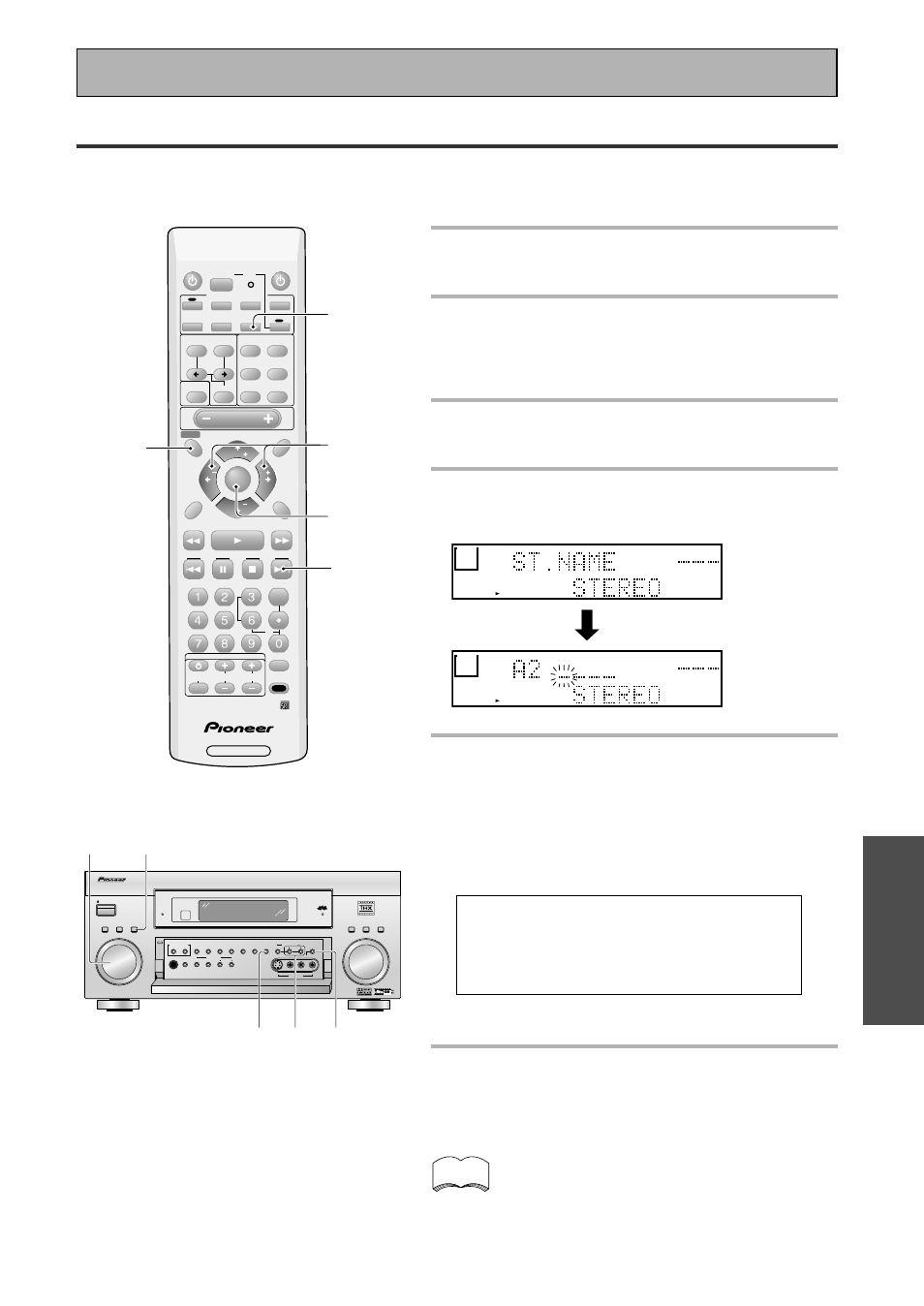 Naming memorized stations, Basic, 5 enter the station name you want | Using the tuner | Pioneer VSX-43TX User Manual | Page 57 / 104