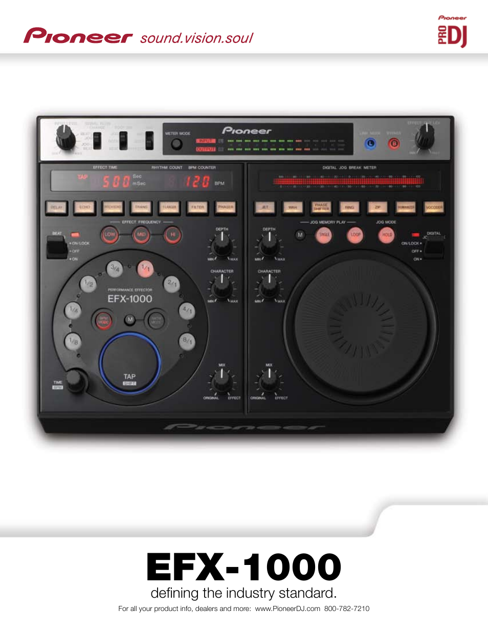 Pioneer Efx-500 User Manual | 2 pages