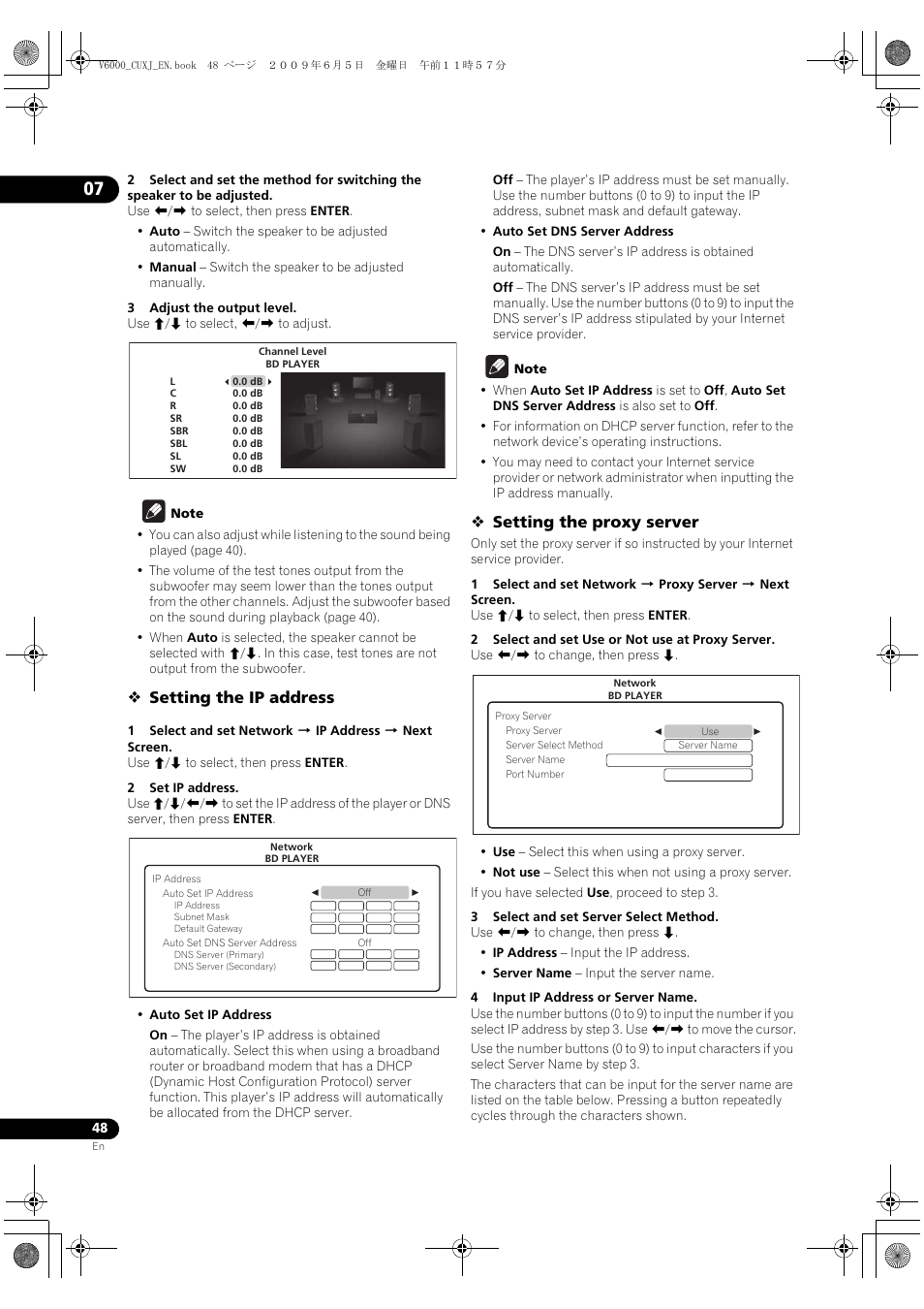 Pioneer BDP-V6000 User Manual | Page 48 / 76