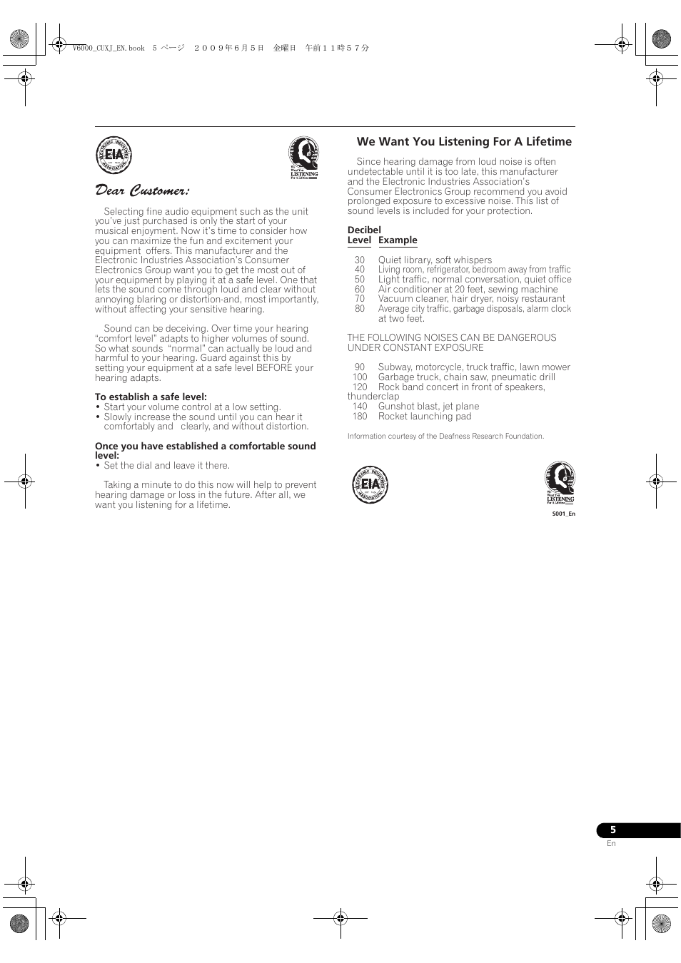 Pioneer BDP-V6000 User Manual | Page 5 / 76