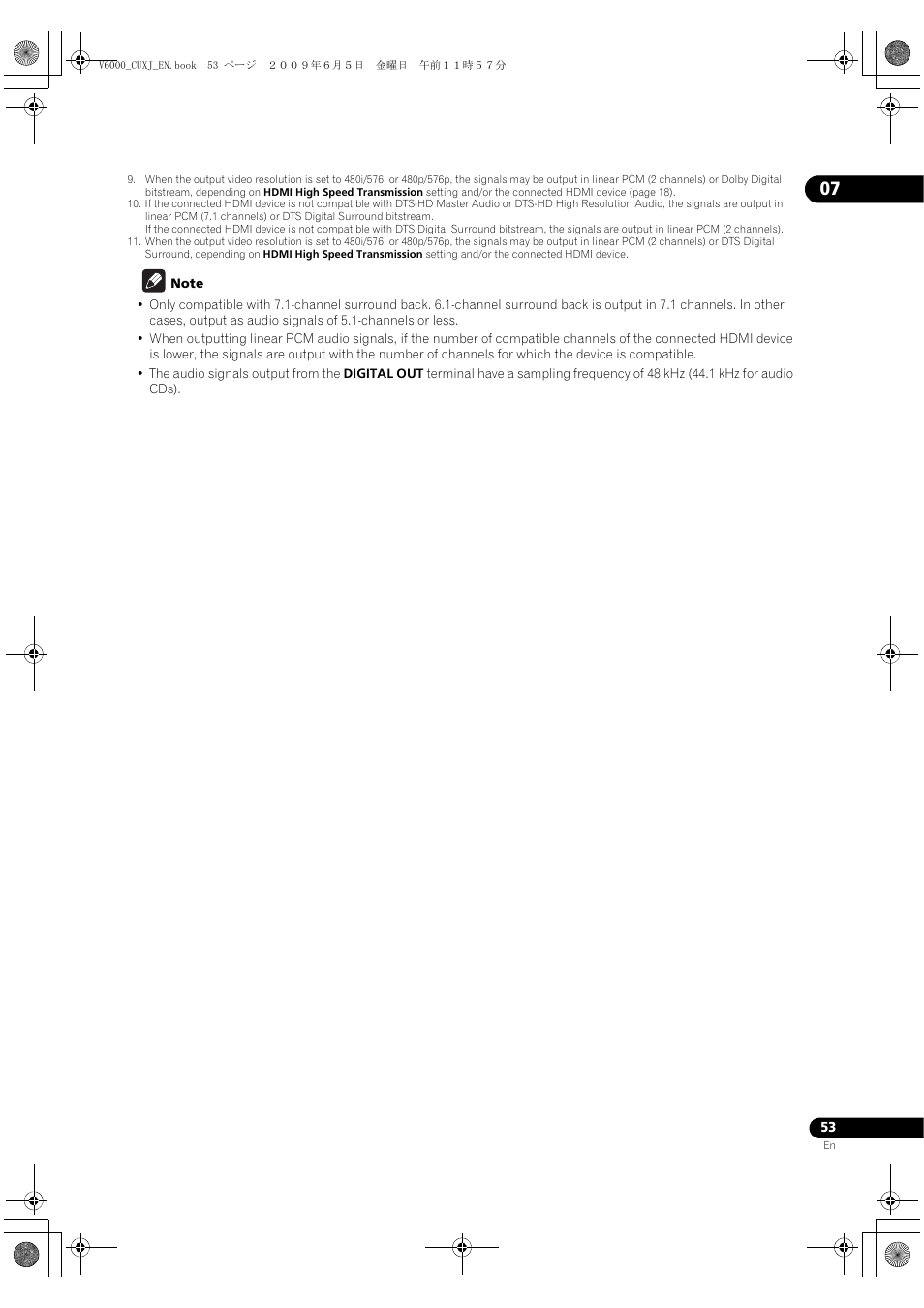 Pioneer BDP-V6000 User Manual | Page 53 / 76