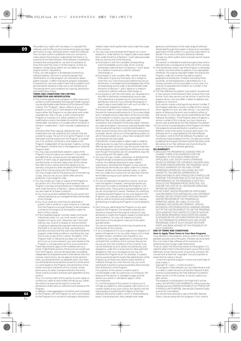 Pioneer BDP-V6000 User Manual | Page 64 / 76