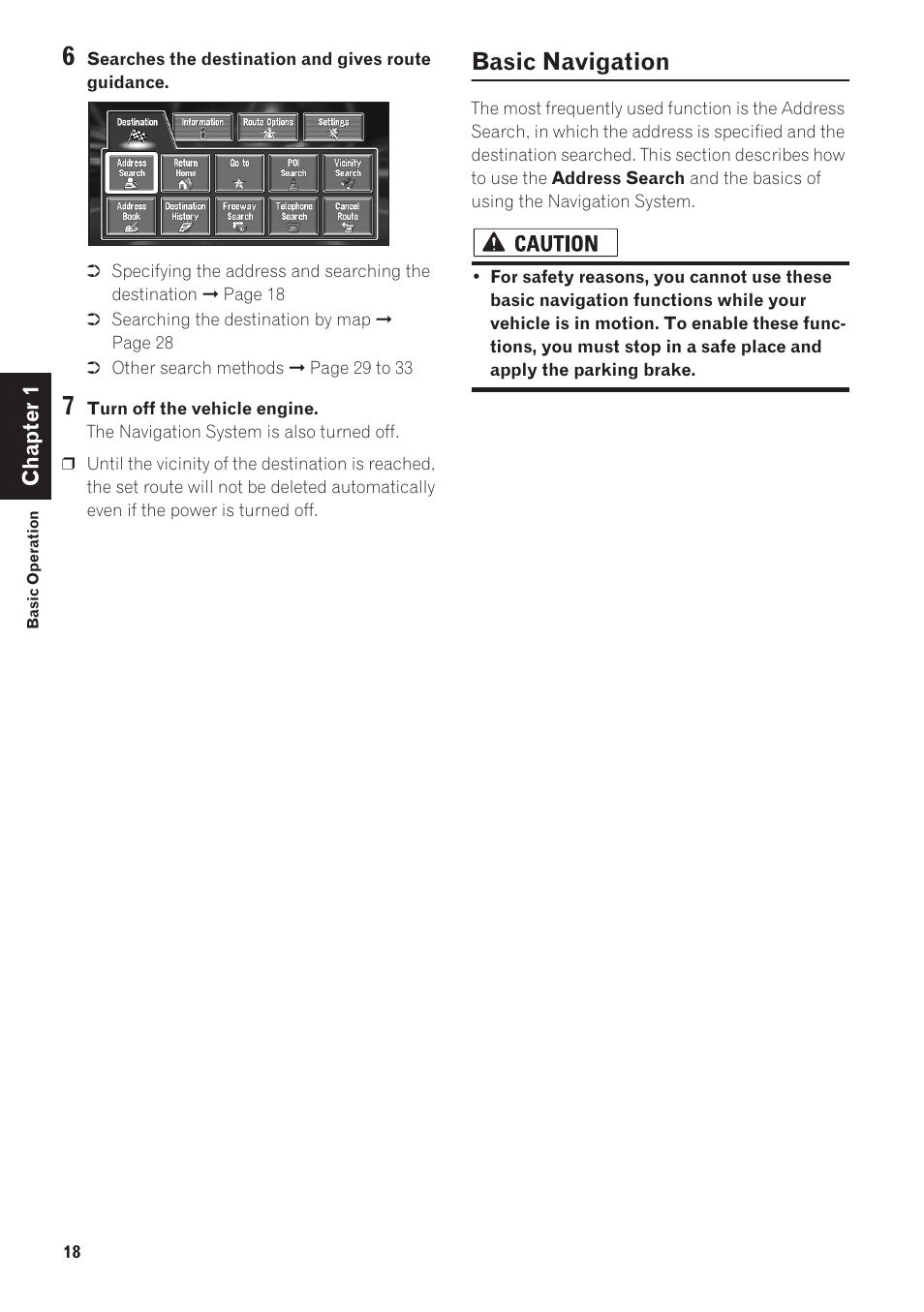 Basic navigation | Pioneer CNDV-40R User Manual | Page 20 / 120