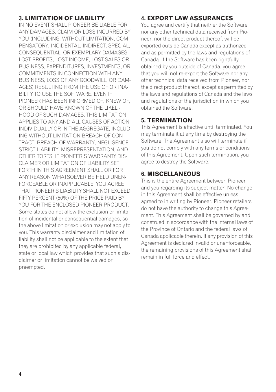 Pioneer CNDV-40R User Manual | Page 6 / 120