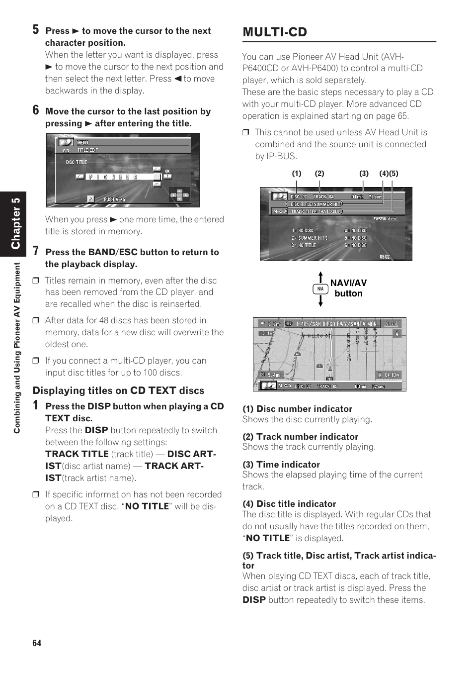 Multi-cd | Pioneer CNDV-40R User Manual | Page 66 / 120