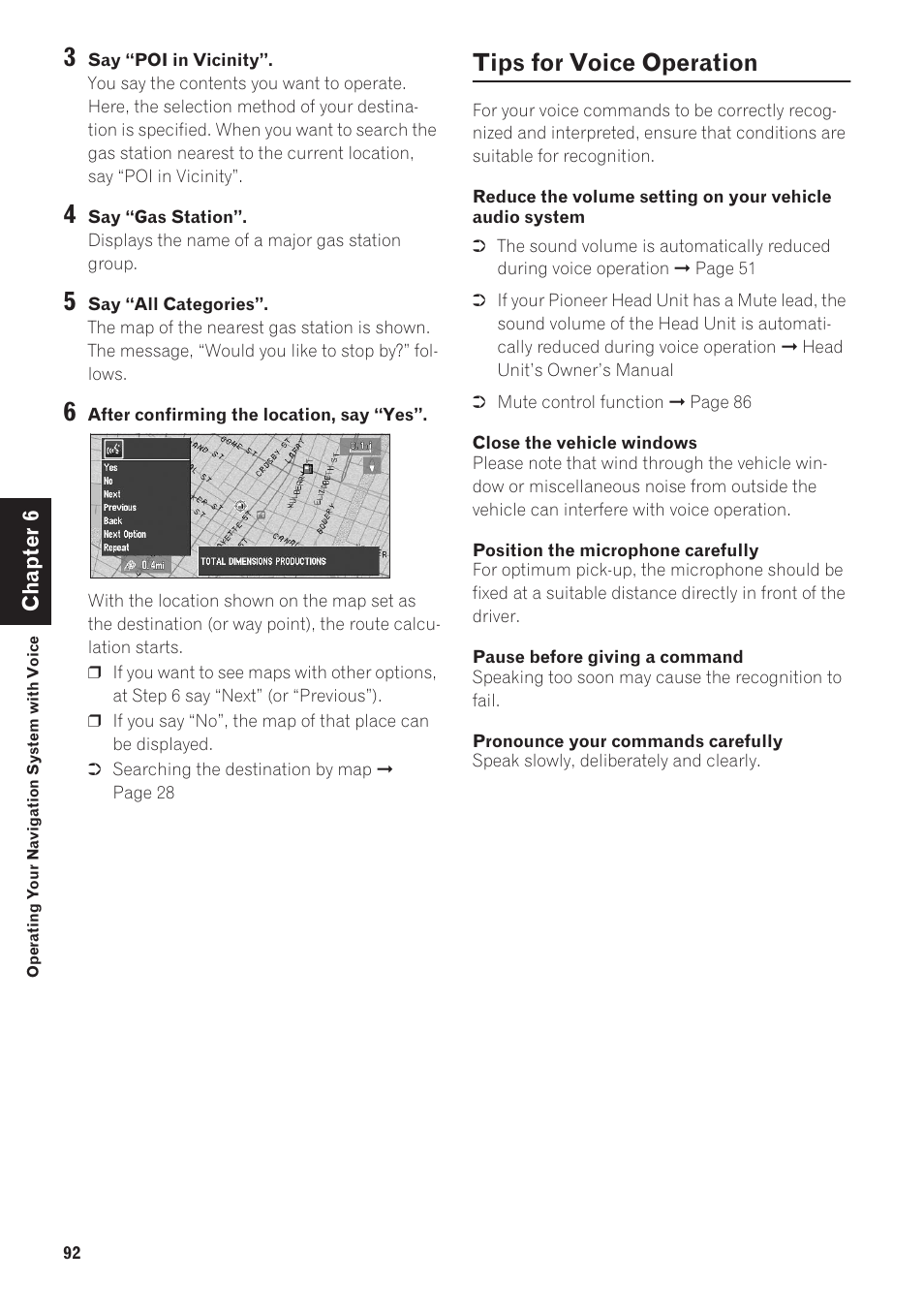 Tips for voice operation | Pioneer CNDV-40R User Manual | Page 94 / 120