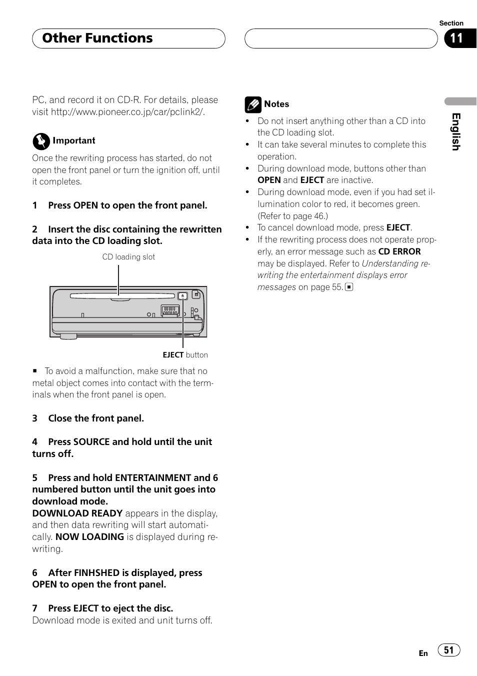 Other functions | Pioneer DEH-P7500MP User Manual | Page 51 / 128