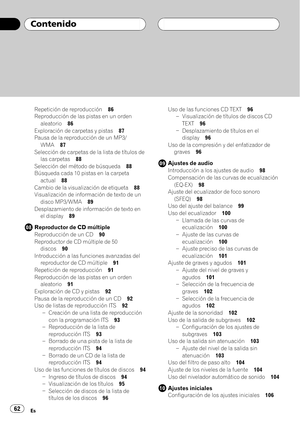 Pioneer DEH-P7500MP User Manual | Page 62 / 128