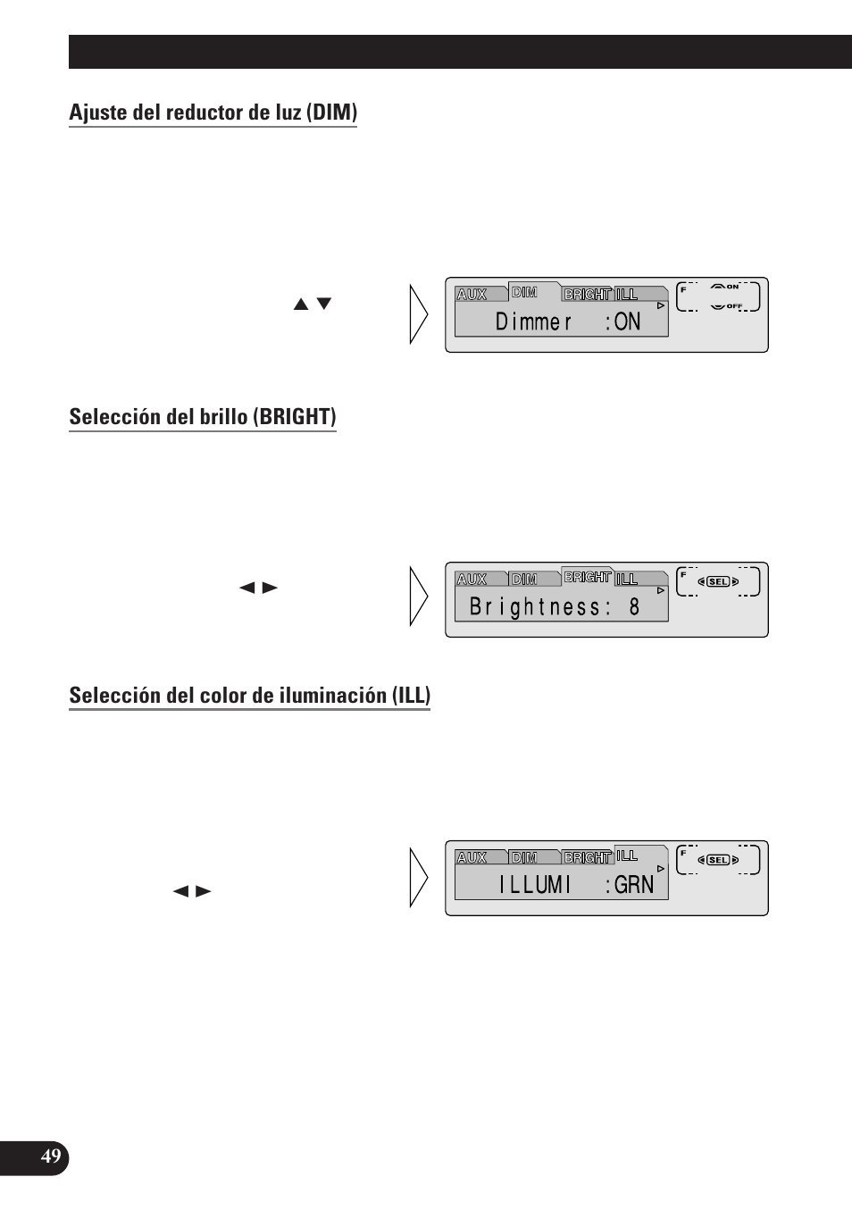 Ajustes iniciales | Pioneer KEH-P7900R User Manual | Page 108 / 120