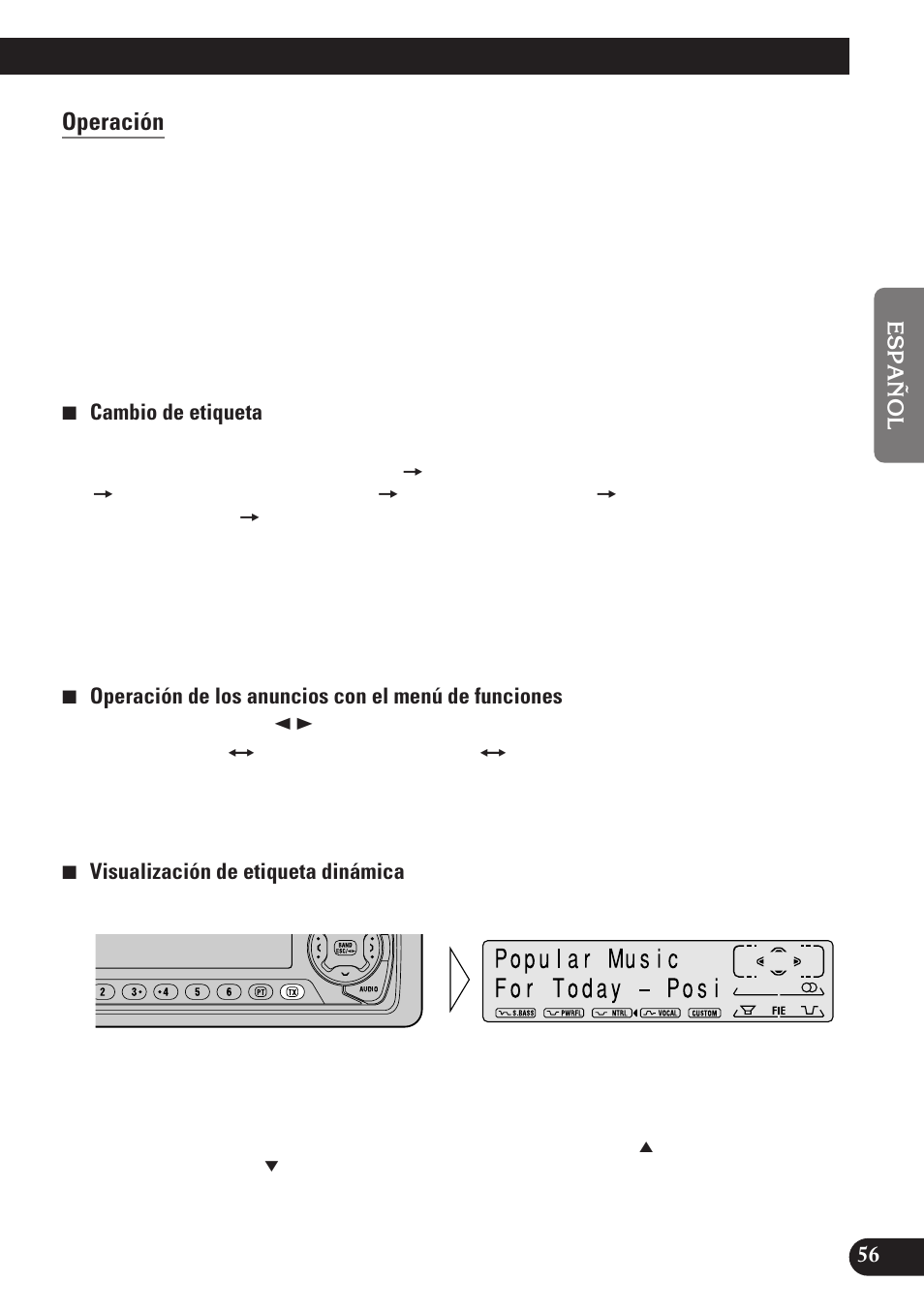 Operación | Pioneer KEH-P7900R User Manual | Page 115 / 120