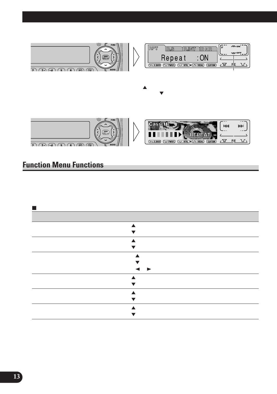 Function menu functions, Basic operation | Pioneer KEH-P7900R User Manual | Page 14 / 120