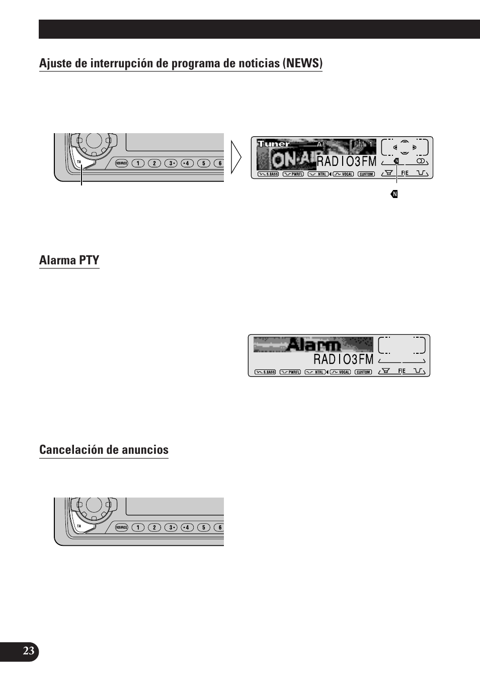 A title (english), Uso de las funciones rds | Pioneer KEH-P7900R User Manual | Page 82 / 120