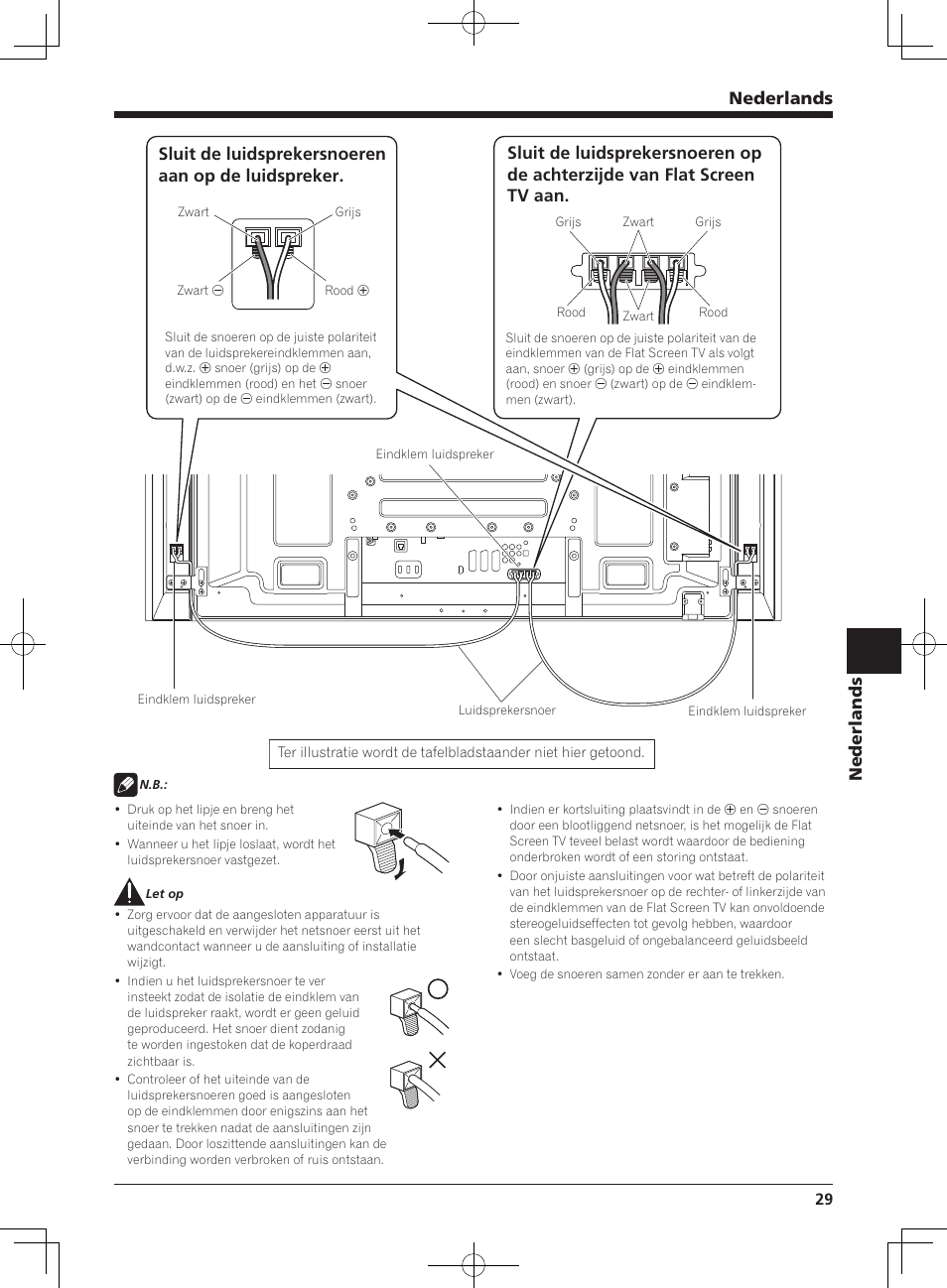 Nederlands | Pioneer KURO PDP-S62 User Manual | Page 29 / 50